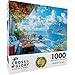 Cross & Glory Cross Glory Patio by The Sea 1000 Piece Jigsaw Puzzle for Adults Serene Coastal Patio and Ocean View Puzzle Challenging Puzzle for Adults EcoFriendly Materials - Image 4