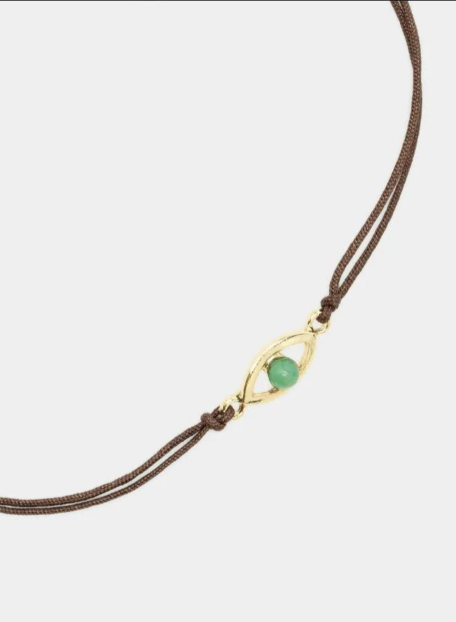 بارفوا سوار قابل للتعديل مع تعويذة للعين