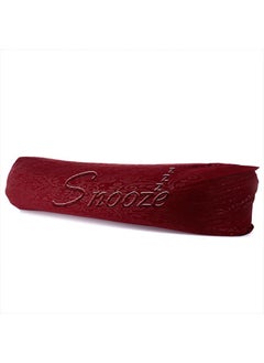 snooze Long Pillowcase Jakared microfiber Dark red  - Image 1