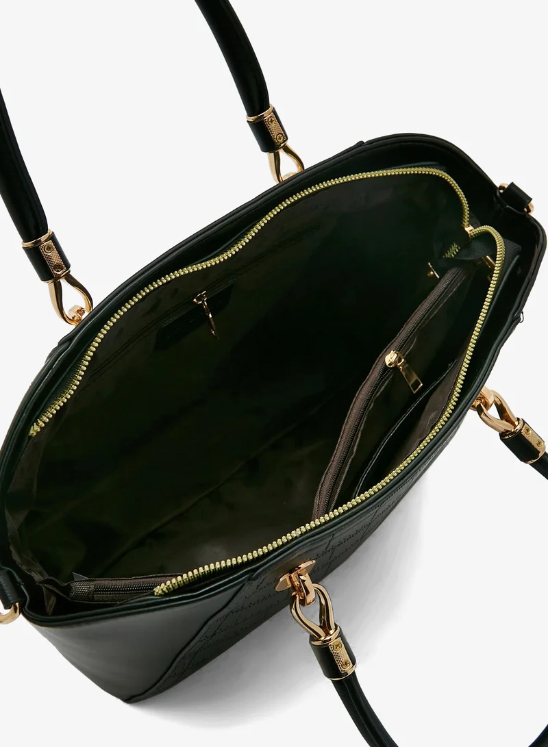 Khizana  Croc Effect Panel Tote Bag for Women | Best Price UAE