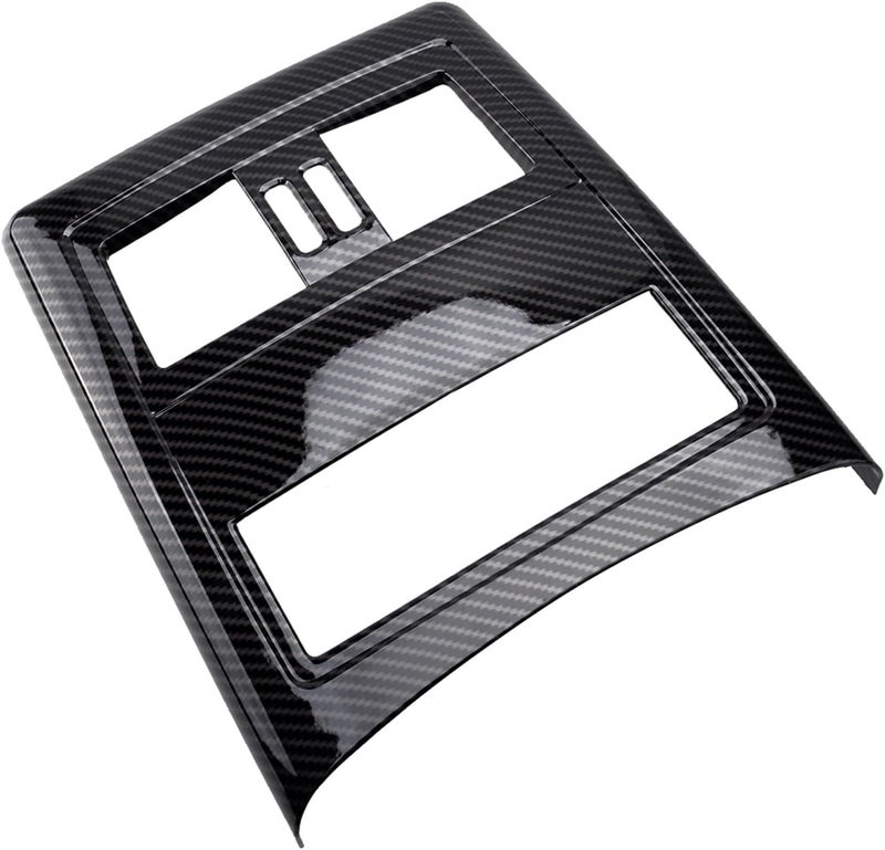 DEMULAX Black Car Armrest Rear Air Outlet Vent Frame - Image 3