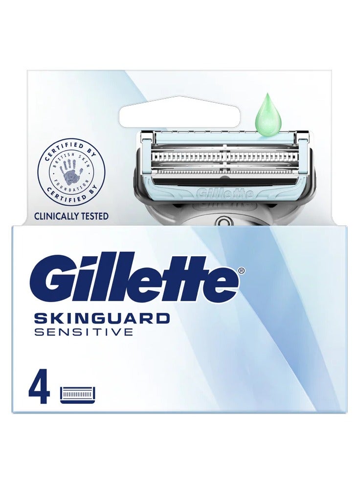 Gillette SkinGuard Sensitive Replacement Shaving Cartridges (4 Pack) - Image 1