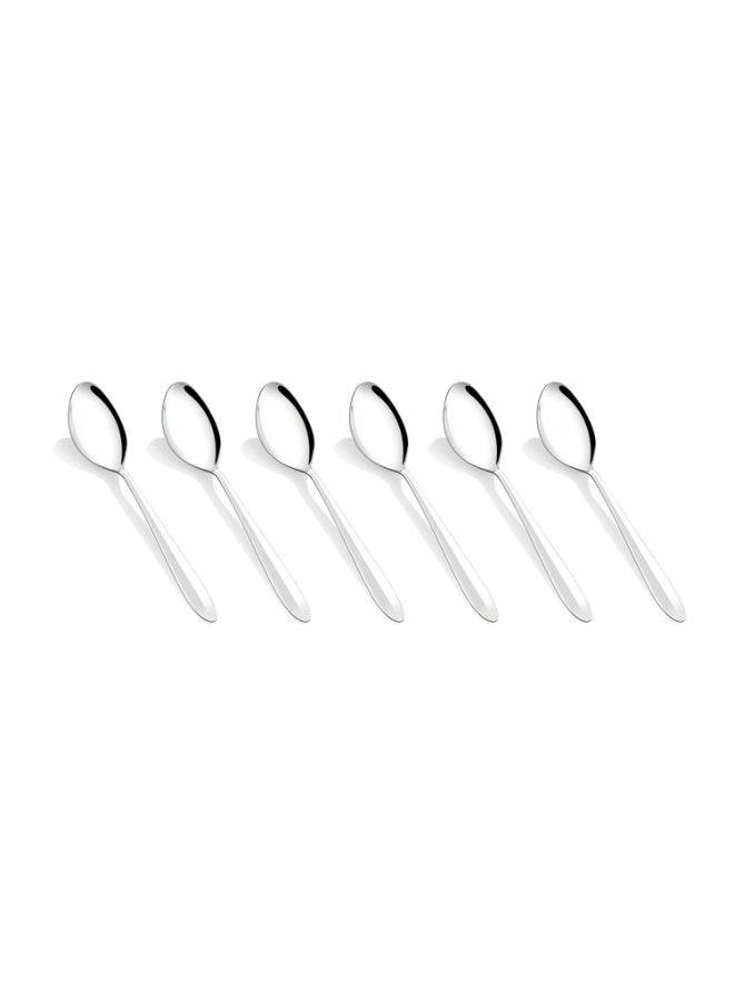 Embassy (Classic by Embassy) Tea Spoon, Pack of 6, Stainless Steel, 13.2 cm (Sigma, 17 Gauge) - Image 1