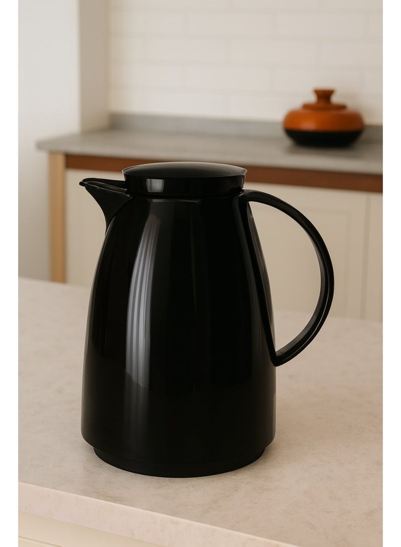 باصرة ترمس شاي وقهوة أسود فاخر من باصرة - سعة 2 لتر - Image 1