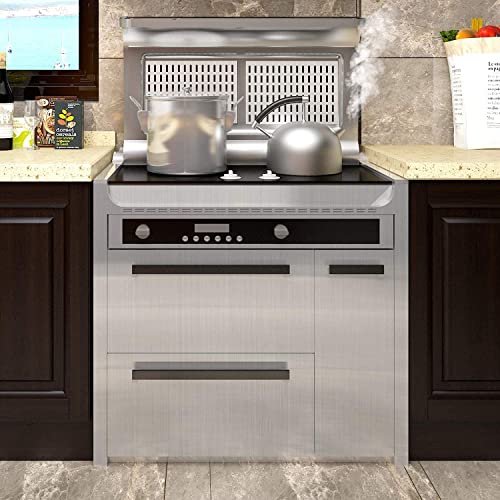 Timeet Silver Self-Adhesive Vinyl Wallpaper, 17.7x196.85 inches, Waterproof, Stain Resistant, Modern Metal Look, DIY Kitchen Cabinet Decor, Peel and Stick, 24.2 sq.ft/Roll - Image 5