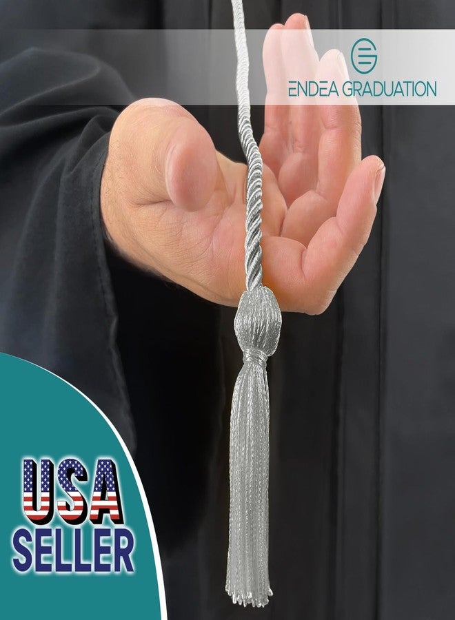 Endea Graduation وشاح التخرج الفردي من إنديا (فضي) - Image 2