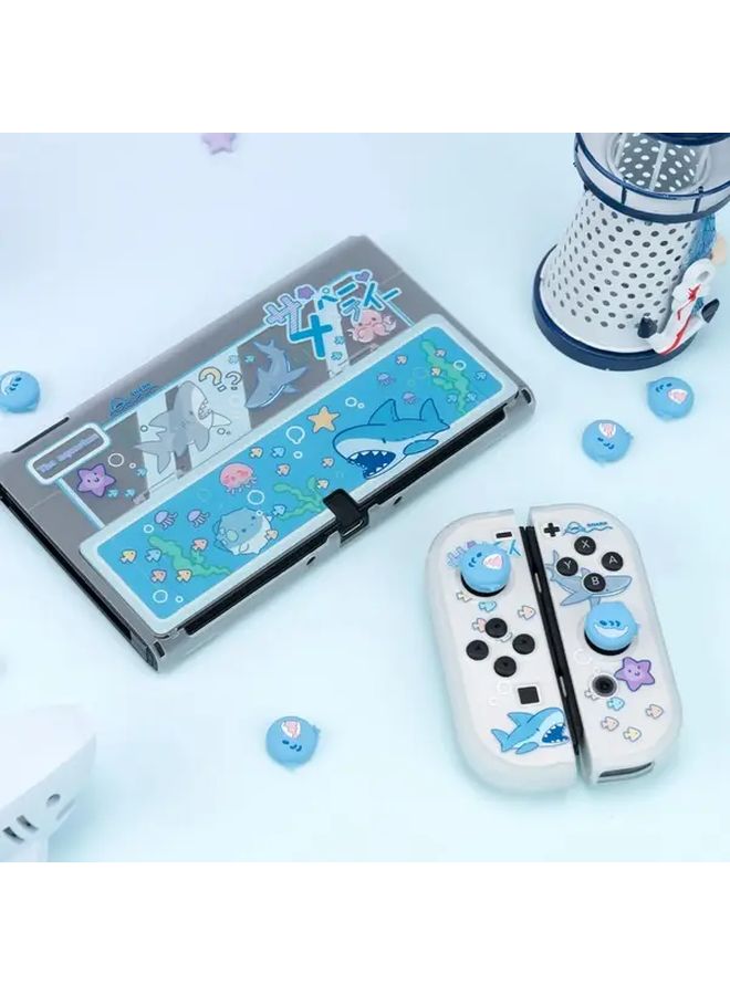 Shark Thumbstick Caps Dog Deer Style for Nintendo Switch OLED Lite Controller Cover - Image 3