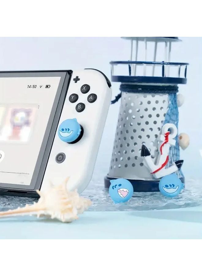 Shark Thumbstick Caps Dog Deer Style for Nintendo Switch OLED Lite Controller Cover - Image 4