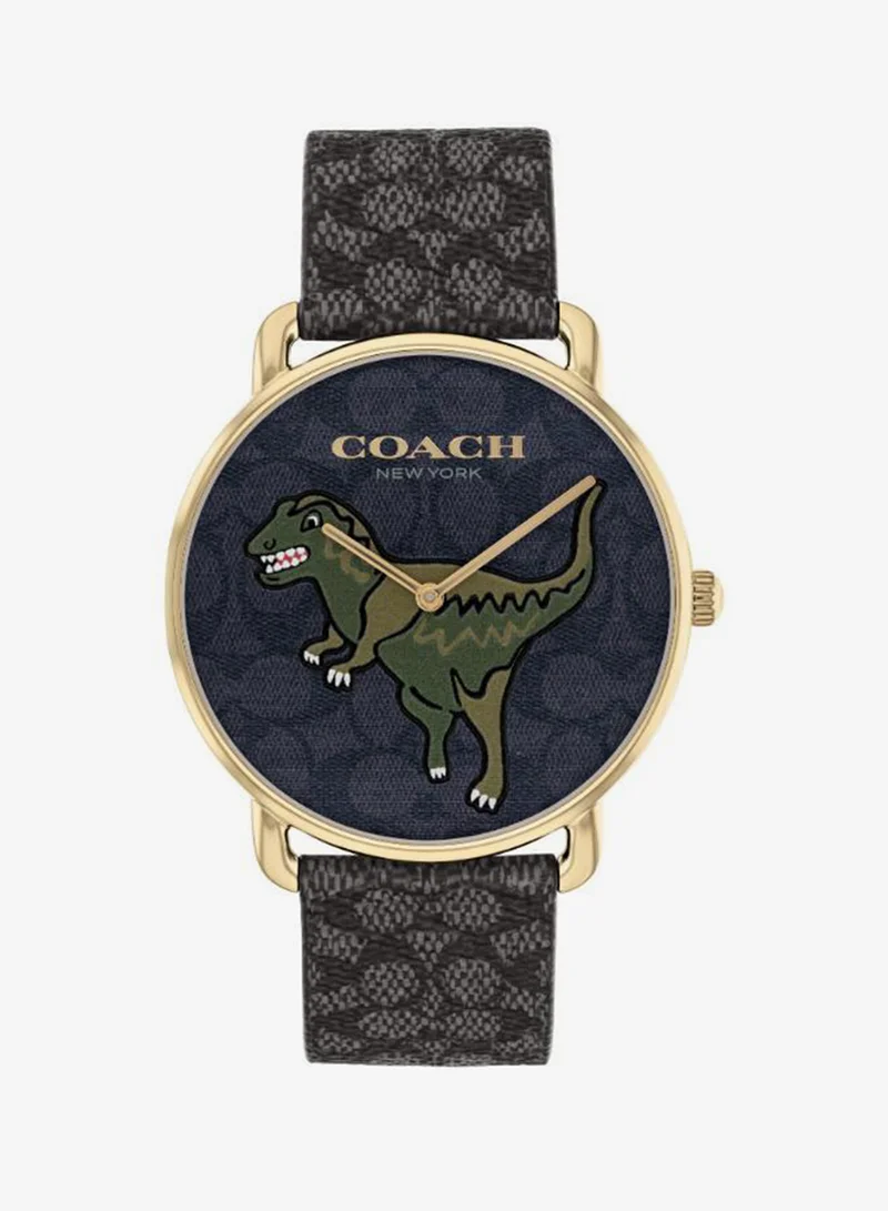 Coach Elliot Analogue Movement Watch with PVC Strap - 14602672