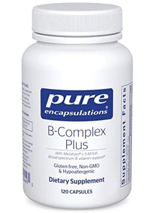 B-Complex Plus - B Vitamins Supplement to Support Neurological Health, Cardiovascular Health, Energy Levels, Nervous System Support, and More* - With Vitamin B12 and More - 120 Cap - pzsku/ZEEB164980C6CFEB6EC25Z/45/_/1689269548/35072448-c830-4c44-b321-3b8c3471784a