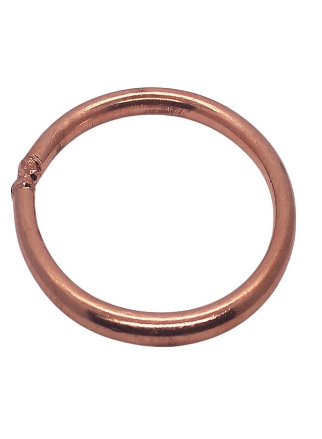 Ervio Pure Copper Kada for Men | Adjustable Tamba Bangle Bracelet with Astrological Benefits | Free Size Traditional Hand Kada - Image 2