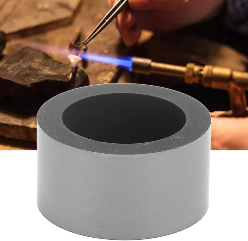 klarako Crucible Graphite Foundry, Graphite Crucible Professional Portable Metal Melting Casting Foundry Cup for Refining Gold Silver Copper Jewelry Making Tools Cup Crucible Beading Jewelry Making - Image 1