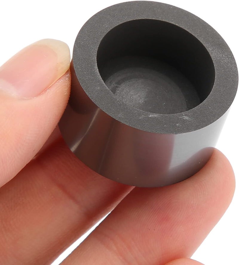 klarako Crucible Graphite Foundry, Graphite Crucible Professional Portable Metal Melting Casting Foundry Cup for Refining Gold Silver Copper Jewelry Making Tools Cup Crucible Beading Jewelry Making - Image 4