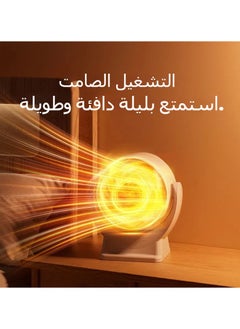 جنرال مُدفأة كهربائية للمنزل والمكتب - مُراوح تدفئة سطح المكتب المحمولة، مُدفأة صغيرة الحجم توفيرًا للطاقة  - Image 2