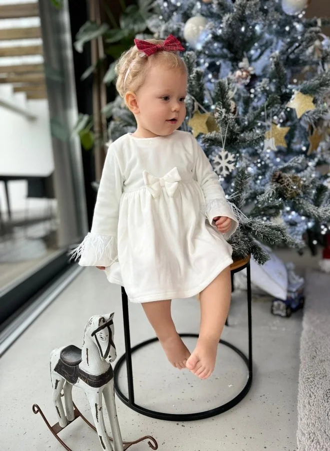 جاميكس White Ribbon Dress