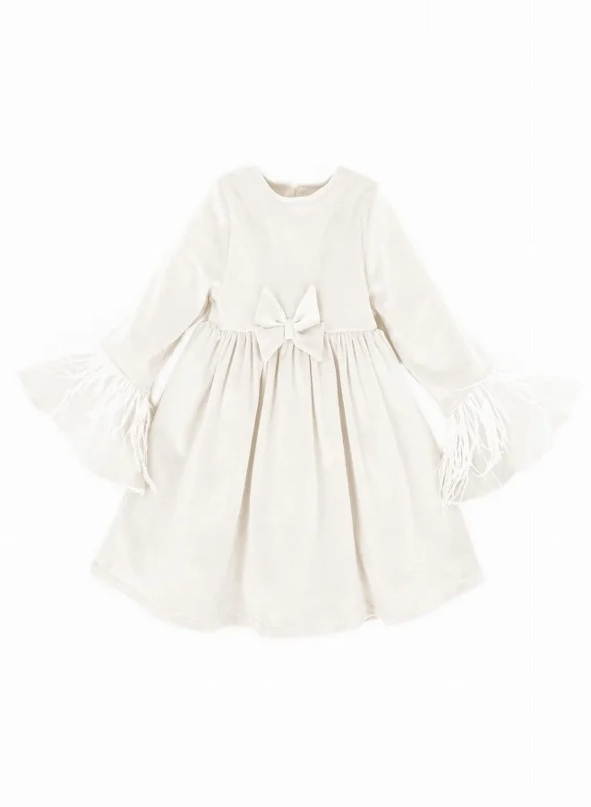 جاميكس White Ribbon Dress