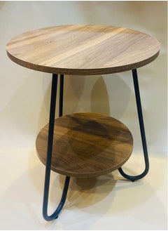 Extra Two-Tier Circular Tea and Coffee Side Table 