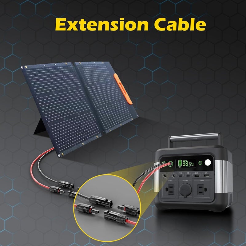 OWINUSTECH 32Ft Solar Cable Solar Extension Cable,10AWG Solar Panel ExtensionCable with Female and Male Connectors,Waterproof Solar ExtensionCable Kit (Red and Black). - Image 5