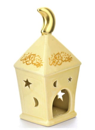Ramadan Candle Holder Home Décor (9*8.5*19.5CM), Off-white & Gold - pzsku/ZEEB1BAEA9FD0E5760A0AZ/45/_/1663399248/4cff0a7a-275b-4de4-a571-167145d102b4