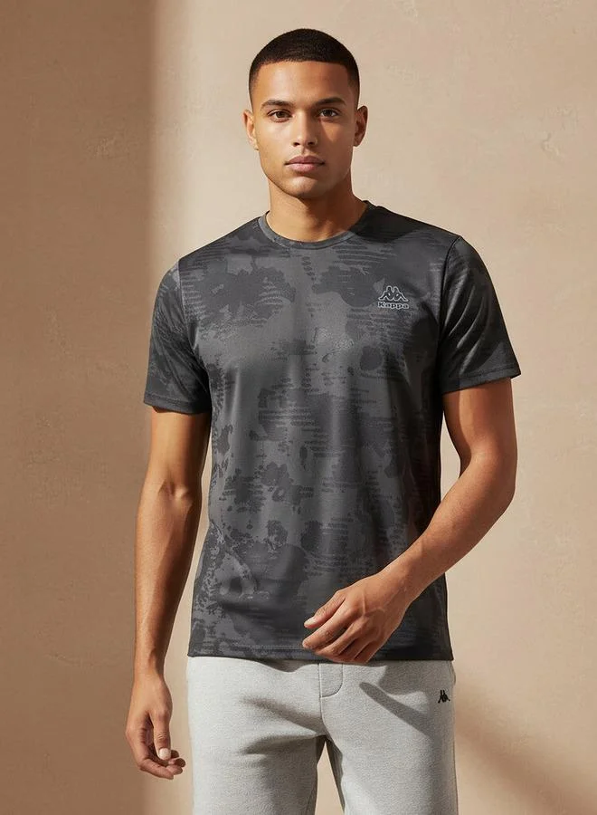 كابا تيشيرت رجالي مطبوع من كابا بأداء عالي