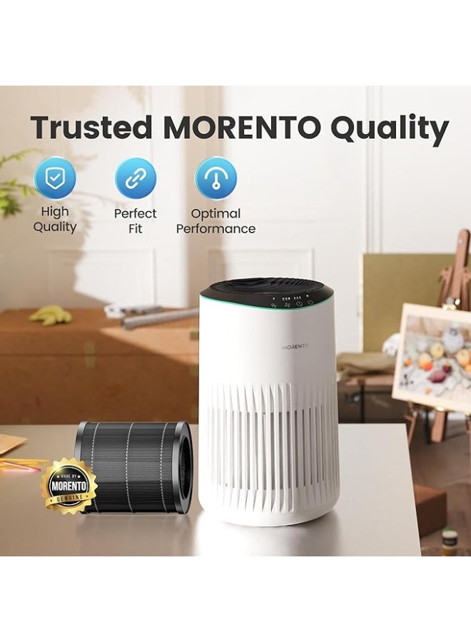 مورينتو فلتر بديل لجهاز تنقية الهواء MR2566 اصلي من قطعة واحدة لمنقي الهواء MR2566، النسخة الاصلية - Image 5