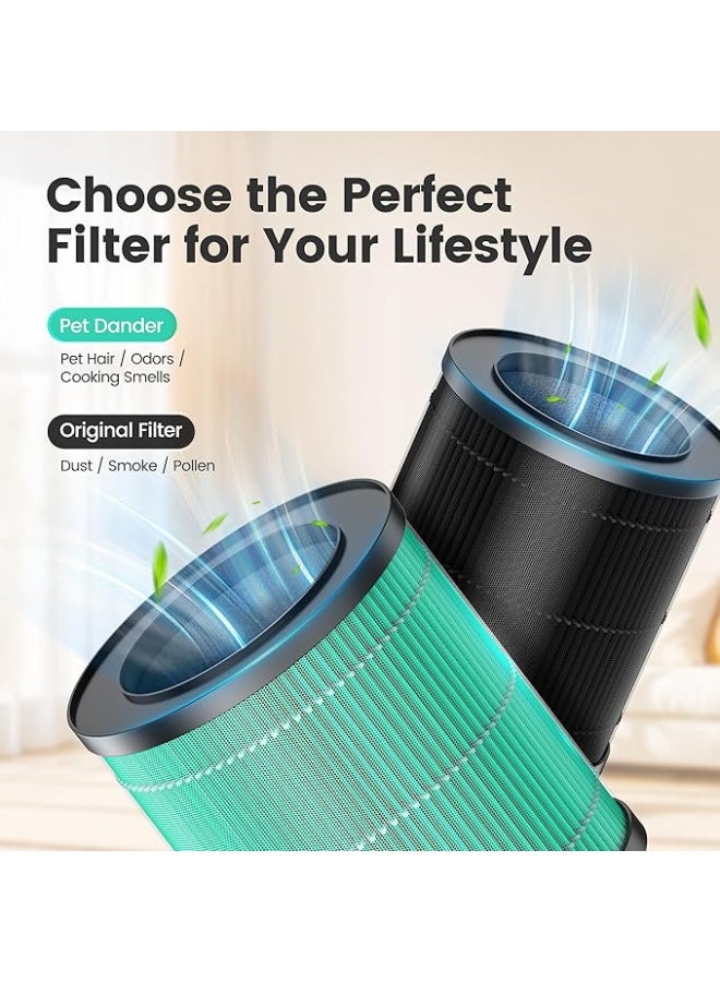 مورينتو فلتر بديل لجهاز تنقية الهواء MR2566 اصلي من قطعة واحدة لمنقي الهواء MR2566، النسخة الاصلية - Image 2