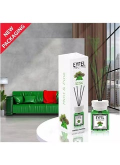 BUYCO EYFEL Reed Diffuser, Mint & Pine - 120ml | Best Home Fragrance | Long-Lasting Eyfel Perfume Aroma Diffuser | Enhance Home Ambiance with Mint & Pine Scent | Perfect for Living Rooms & Bedrooms  - Image 1