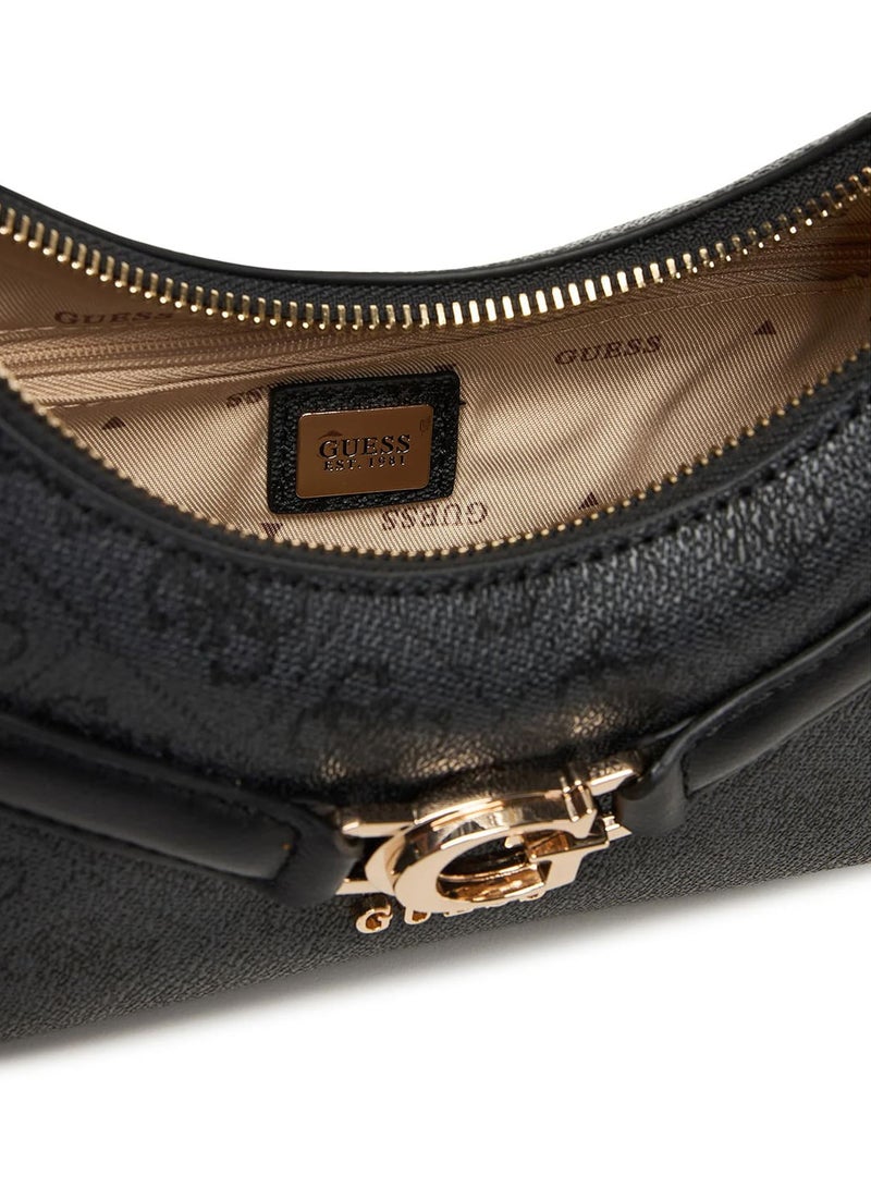 Guess Coal Black Women Shoulder Bag Hwsg7993730 Clo - Image 5