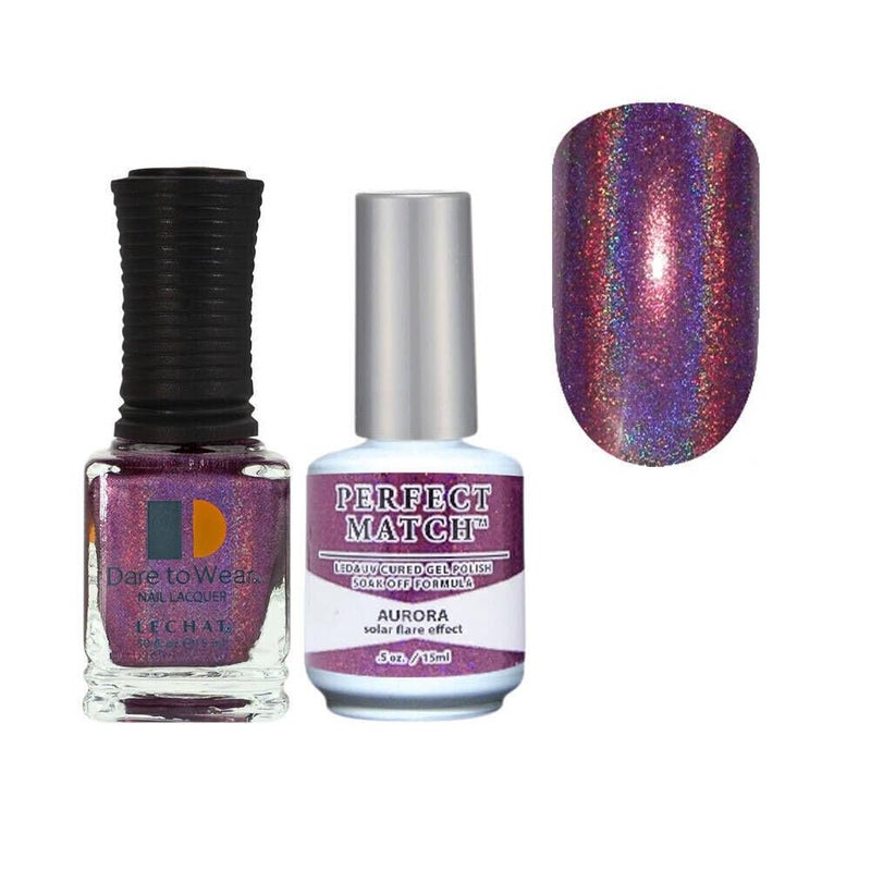 Lechat Perfect Match Gel Polish + Nail Polish Spectra Collection SPMS07 Aurora