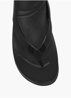Celeste Womens Solid Slip-On Thong Slippers  - Image 3