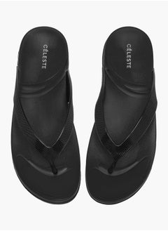 Celeste Womens Solid Slip-On Thong Slippers  - Image 2