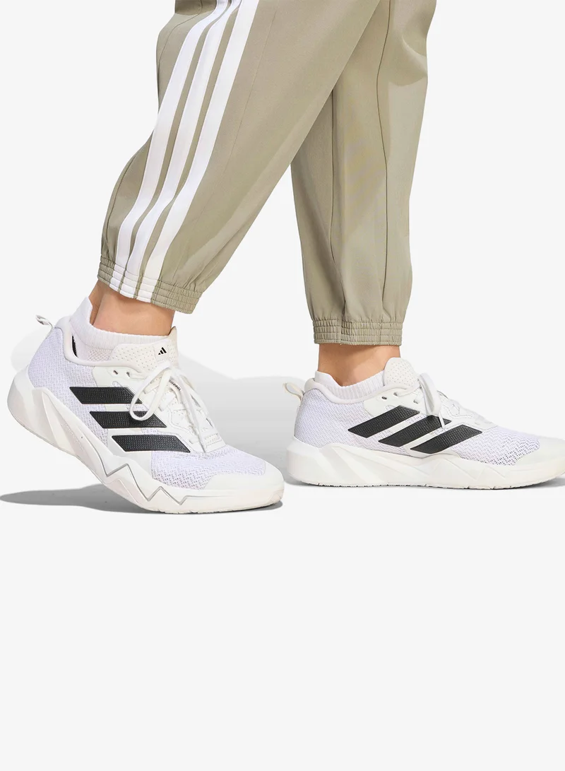 Adidas SILPEB/WHITE 3-Stripes Woven Sweatpants for Women | Best Price UAE