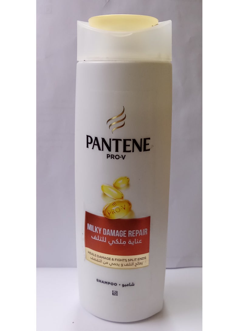 Pantene Milky shampoo that repairs damage and protects against breakage, 400 ml