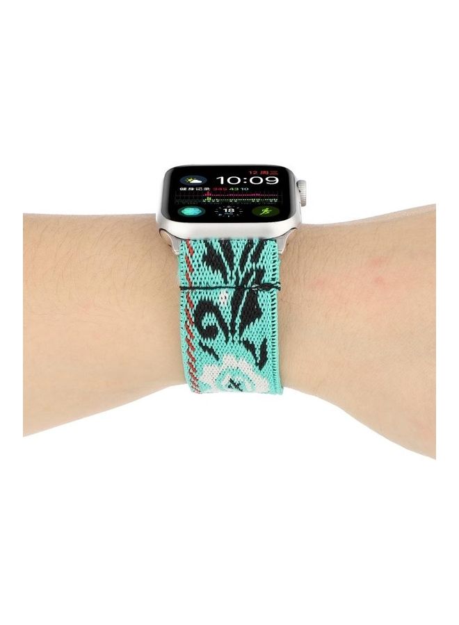 NIBEMINENT Replacement Strap Watchband For Apple Watch Series 7 41mm/6 & SE 5 4 40mm/3 2 1 38mm Multicolour - Image 4