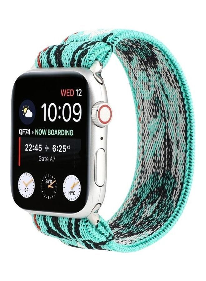 NIBEMINENT Replacement Strap Watchband For Apple Watch Series 7 41mm/6 & SE 5 4 40mm/3 2 1 38mm Multicolour - Image 2