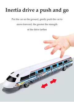 DUNISO Simulation High Speed Railway Harmony Train Toy, inertia driven dual head train toy, railway harmonious train game, universal toy train set, suitable for boys and girls aged 4 to 6, 78cm  - Image 2