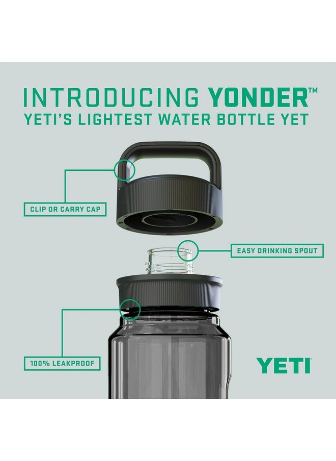YETI - Yonder 750 Ml/25 Oz Water Bottle With Yonder Chug Cap, Charcoal - Image 1