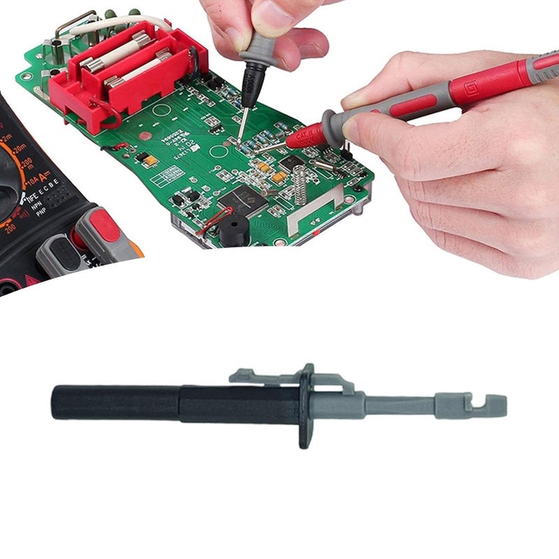 Insulation Piercing Multimeter Hook Clip Test Tool With 4mm Banana Plug Black - Image 5