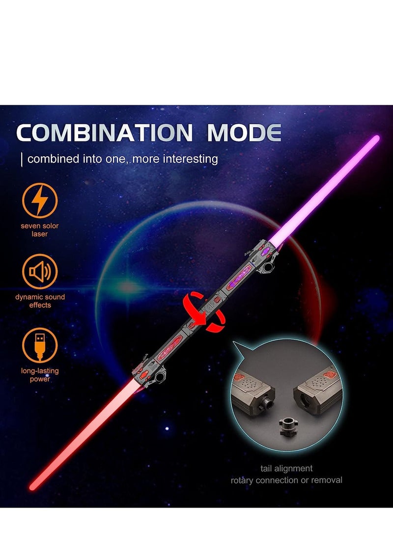 MIXDE Flashing Lightsaber 7-Color Led Light Flash And Sound Effect Children's Dress Up Accessories Cosplay Toys - Image 5