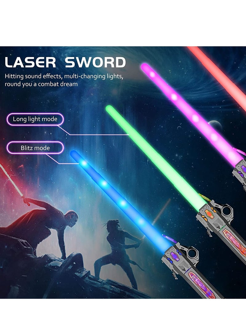 MIXDE Flashing Lightsaber 7-Color Led Light Flash And Sound Effect Children's Dress Up Accessories Cosplay Toys - Image 4