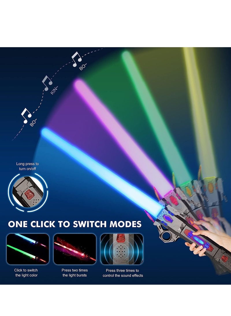 MIXDE Flashing Lightsaber 7-Color Led Light Flash And Sound Effect Children's Dress Up Accessories Cosplay Toys - Image 3