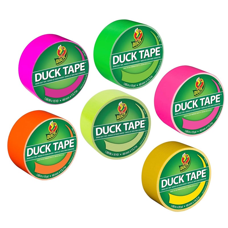 Duck Shurtech Brands 1265018 15 Yard Neon Green Tape - Image 3