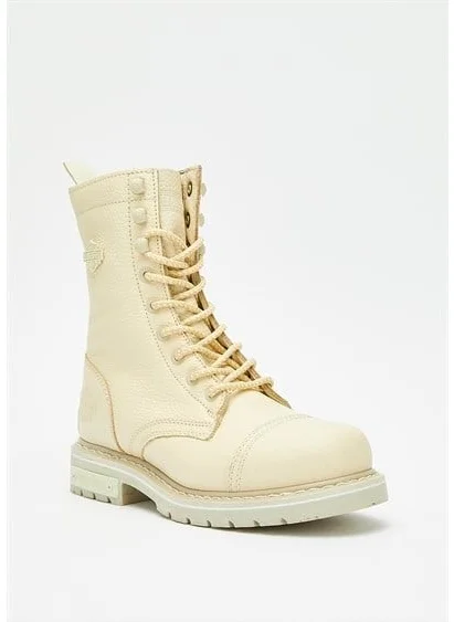 HARLEY DAVIDSON Colmar Beige Women's Boots 025G100328-B10-04
