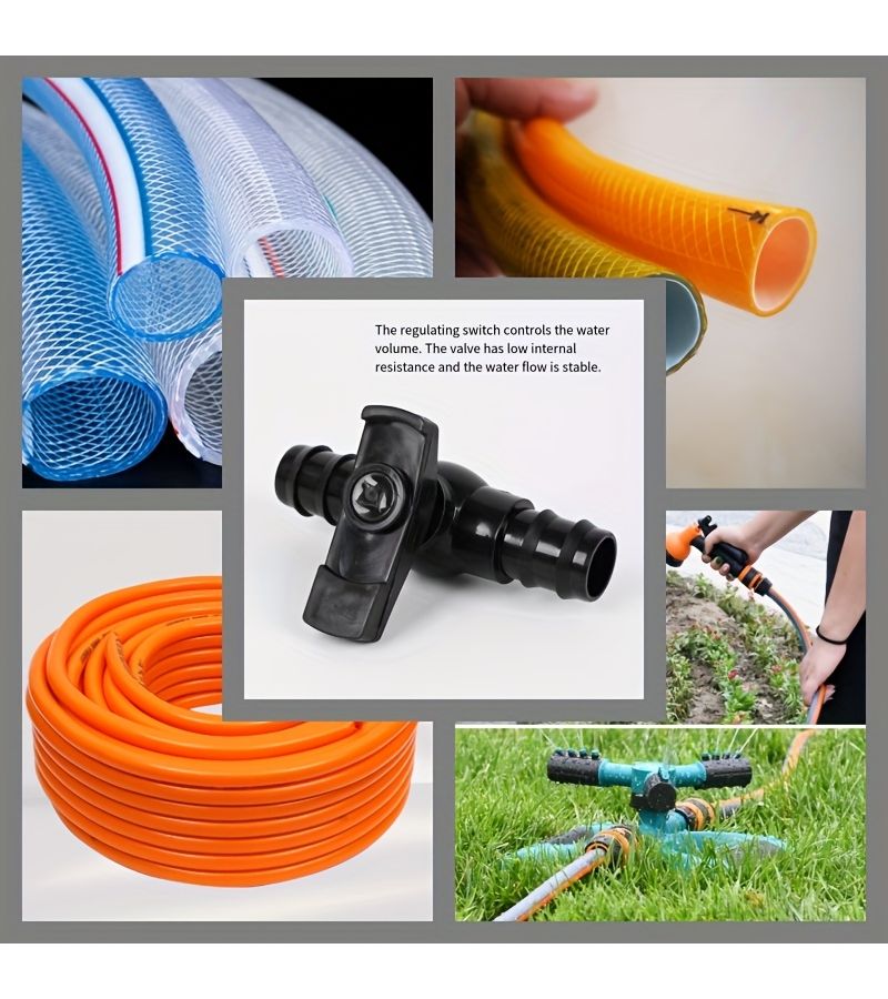 Plastic Pagoda Ball Valve 20mm 0 79in Quick Connect High Flow Garden Hose Valve - Image 2