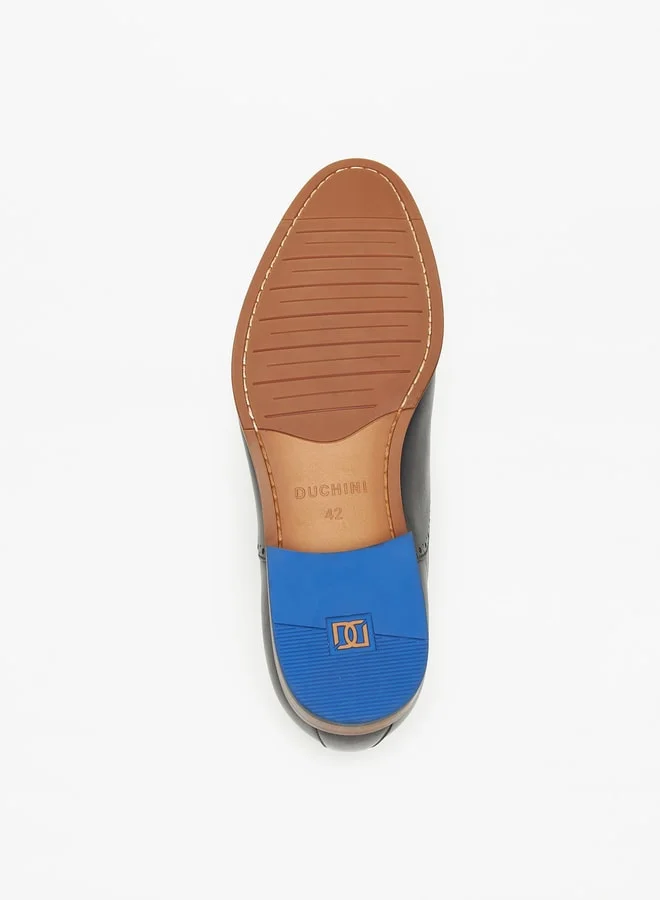 DUCHINI Mens' Oxford Shoes with Lace-Up Closure