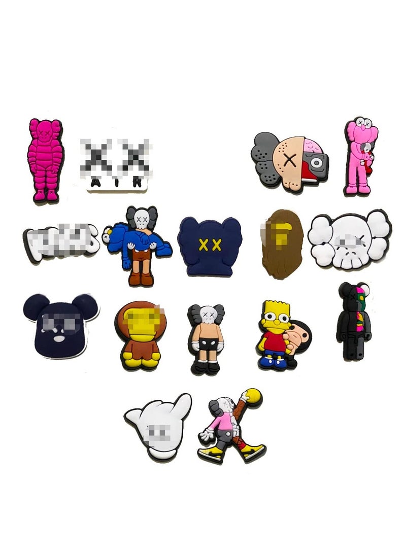 KASTWAVE Shoe Charms for Croc Jibbitz  Croc Charms 16 Pcs - Image 1