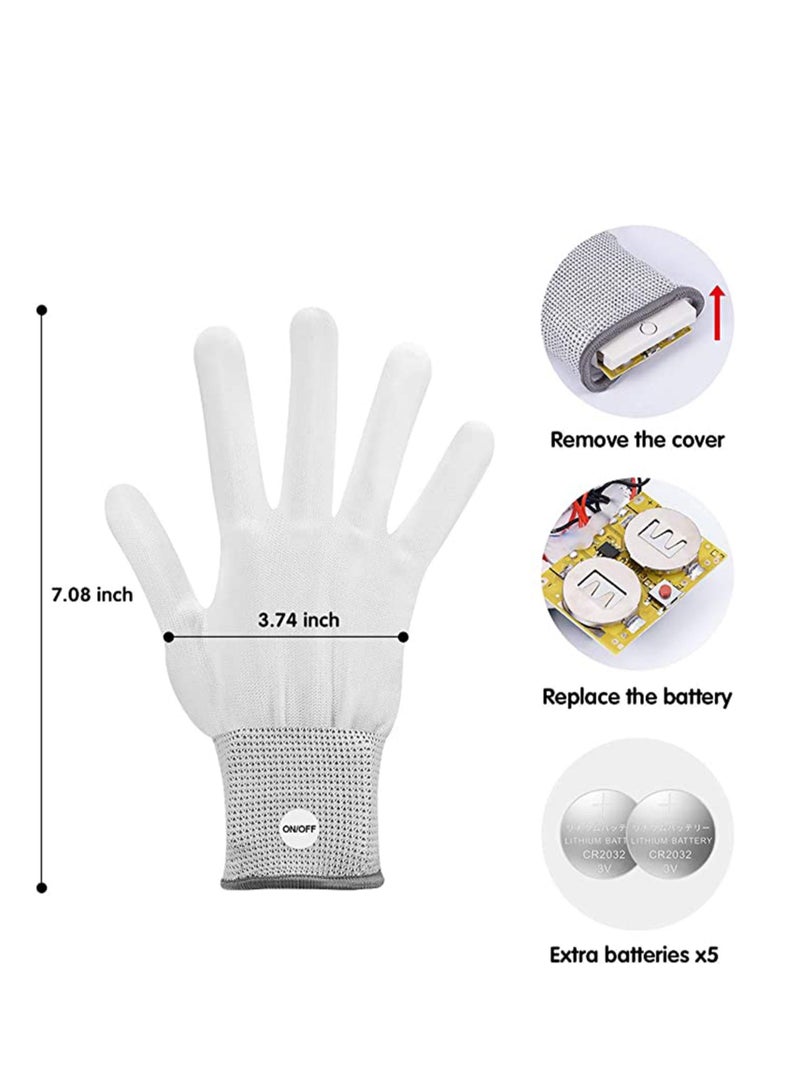 SYOSI Light Up Gloves, Toys for 3-6 Year Old Boys Girls, LED Flashing Finger for Kids Boys Girls Toys, Party for Halloween, Dance Costumes, Kids Gift, Boys Gift, Light-up Party - Image 3