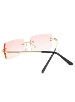 FEISEDY Vintage Rimless Sunglasses Rectangle Frameless Candy Color Glasses Women Men B2642  - Image 3