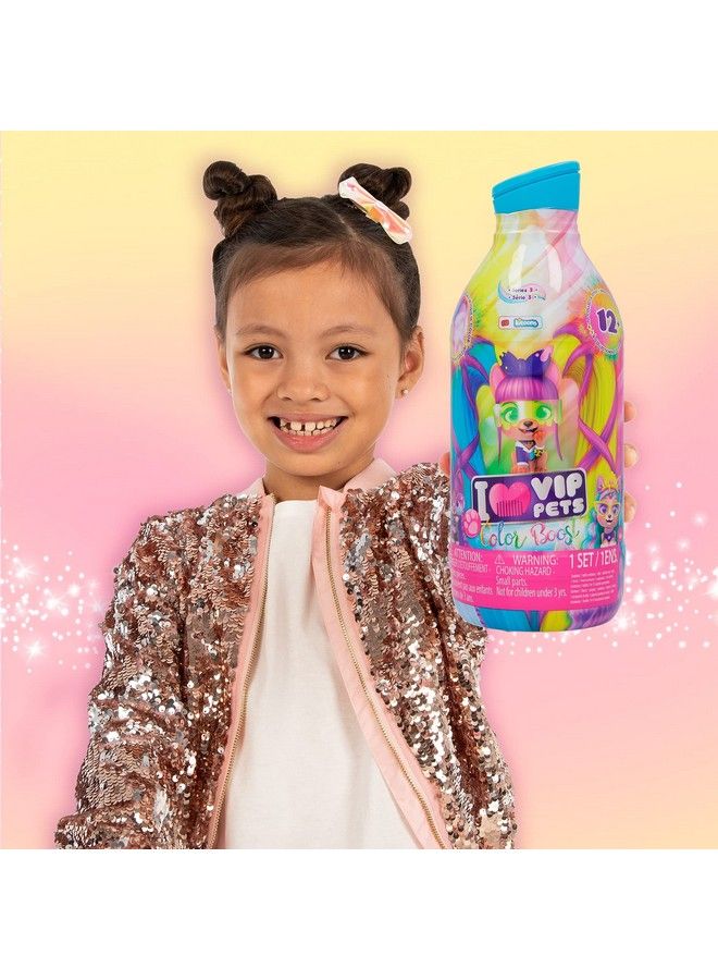 iMC Toys Vip Pets Color Boost Includes 1 Vip Pets Doll, 9 Surprises, 6 Accessories; Kids Age 3+ (712003) - Image 4