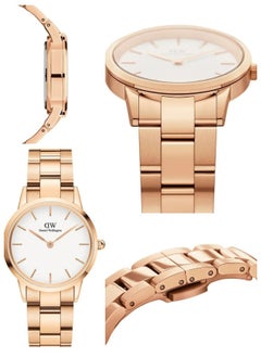 White Fashion Classic Women's Watch with Gold Stainless Steel Strap -32mm - pzsku/ZEEB2E770609ABFF204CEZ/45/_/1730355610/f04f3345-8874-403c-86f9-5d93ead3a7b8